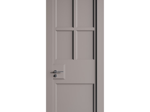 Modern entrance door 38 3D Модель