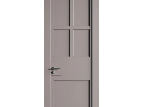 Porta d'ingresso moderna 38 Modello 3D