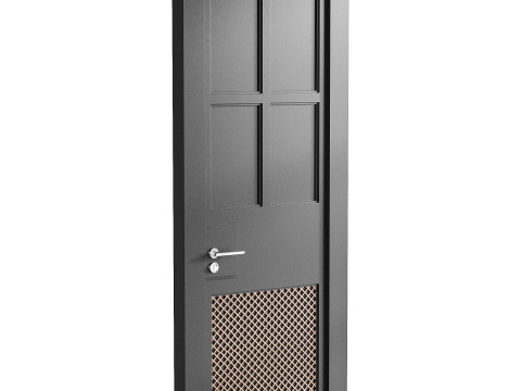 Modern entrance door 38 3D Модель