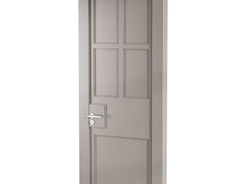 Modern entrance door 38 3D Модель