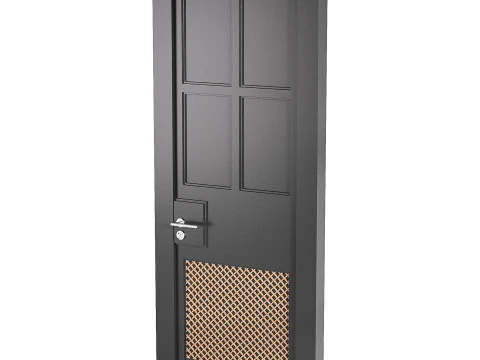 Porta d'ingresso moderna 38 Modello 3D