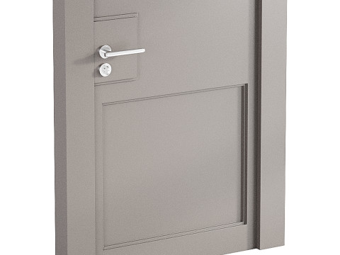 Modern entrance door 38 3D Модель