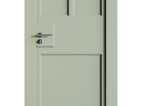 Modern entrance door 38 3D Модель