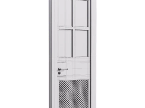 Porta d'ingresso moderna 38 Modello 3D