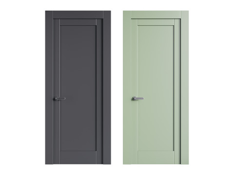 Modern entrance door 39 Modèle 3D