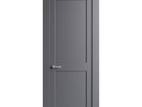 Modern entrance door 40 Modèle 3D