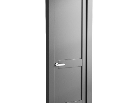 Modern entrance door 40 Modèle 3D