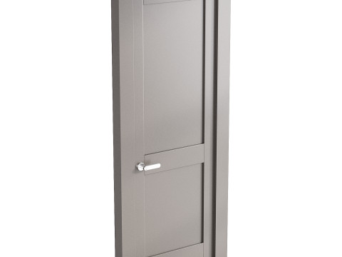 Modern entrance door 40 Modèle 3D