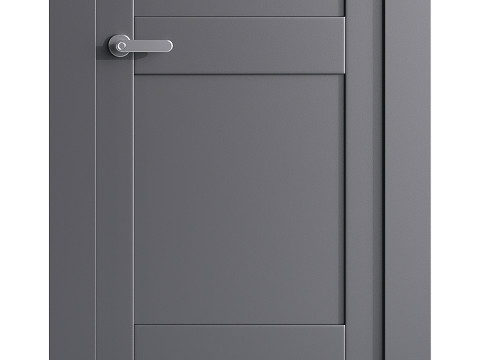 Modern entrance door 40 Modèle 3D