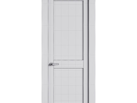 Modern entrance door 40 Modèle 3D