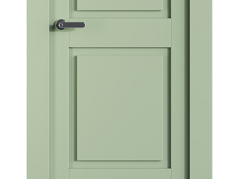 Modern entrance door 41 3D Model