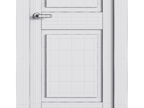 Modern entrance door 41 3D Model