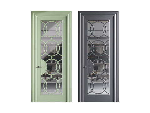 Modern entrance door 42 3Dモデル