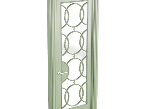 Modern entrance door 42 3D Model