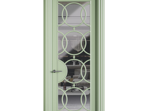 Modern entrance door 42 3D Model
