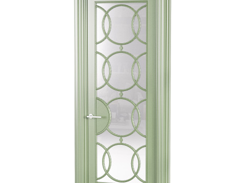 Modern entrance door 42 3D Model