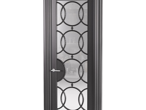 Modern entrance door 42 3D Model