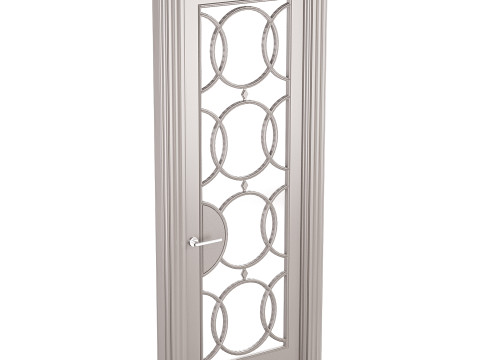 Modern entrance door 42 3D Model