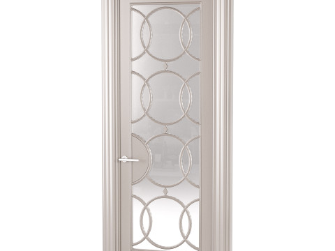 Modern entrance door 42 3D Model