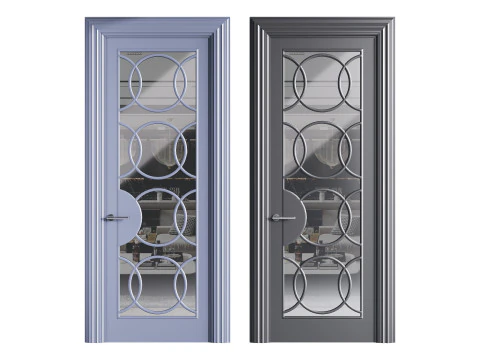 Porta de entrada moderna 43 Modelo 3D