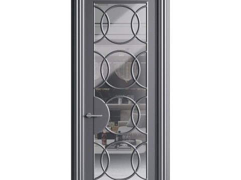Modern entrance door 43 3D Модель