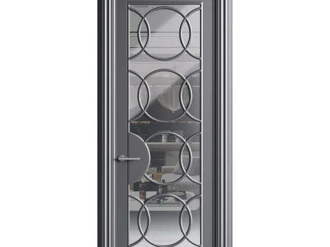 Porta de entrada moderna 43 Modelo 3D