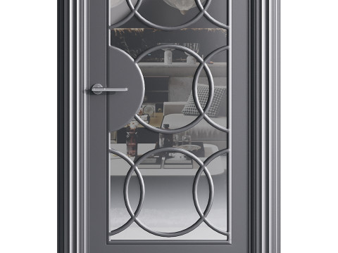 Modern entrance door 43 3D Модель