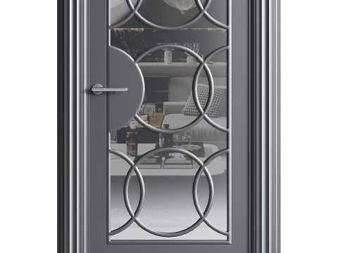 Porta de entrada moderna 43 Modelo 3D