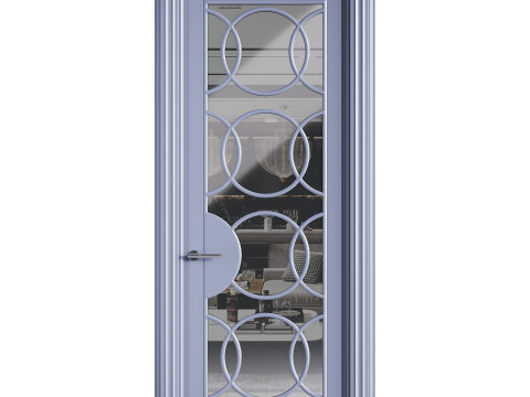 Modern entrance door 43 3D Модель