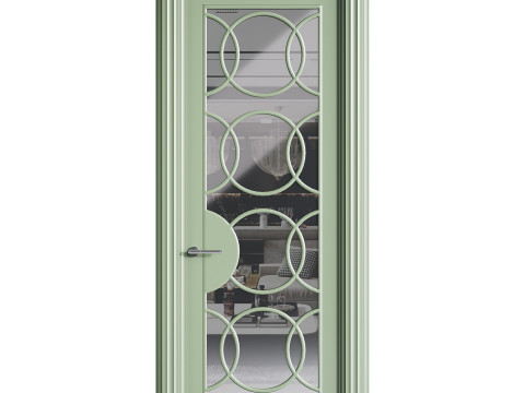 Modern entrance door 43 3D Модель