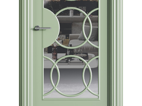 Modern entrance door 43 3D Модель
