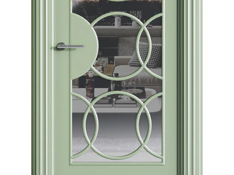 Porta de entrada moderna 43 Modelo 3D