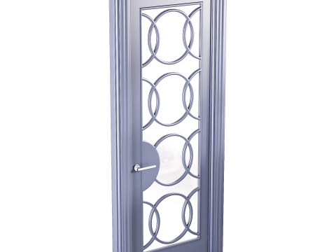 Modern entrance door 43 3D Модель