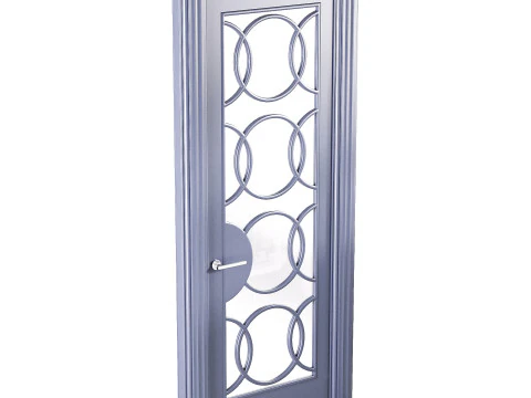 Porta de entrada moderna 43 Modelo 3D