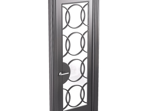 Modern entrance door 43 3D Модель