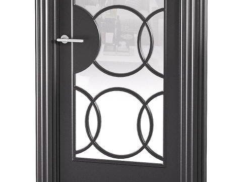 Modern entrance door 43 3D Модель