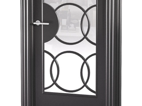 Porta de entrada moderna 43 Modelo 3D