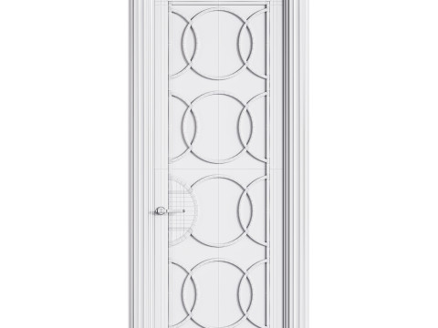 Modern entrance door 43 3D Модель