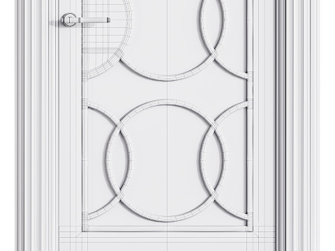 Modern entrance door 43 3D Модель