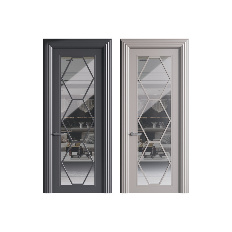 Modern entrance door 44 Modelo 3D .c4d .max .obj .3ds .fbx .stl .blend