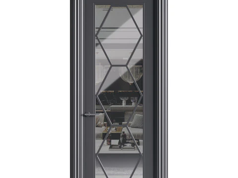 Porta de entrada moderna 44 Modelo 3D