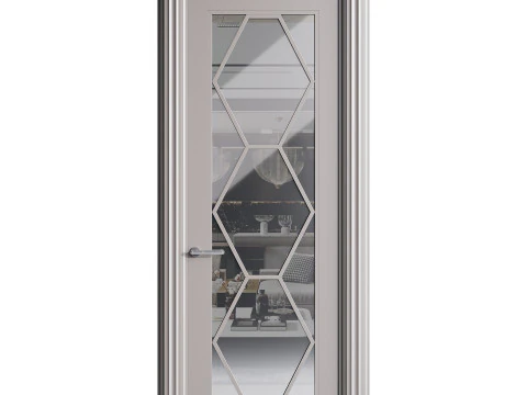 Porta de entrada moderna 44 Modelo 3D