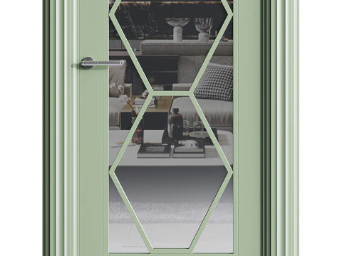 Porta de entrada moderna 44 Modelo 3D