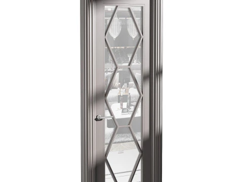 Porta de entrada moderna 44 Modelo 3D