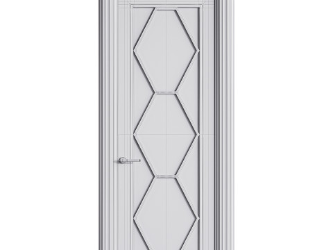 Pintu masuk modern 44 Model 3D