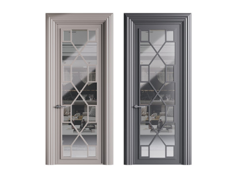 Modern entrance door 45 3Dモデル