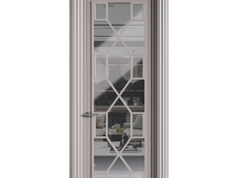Modern entrance door 45 3D 模型