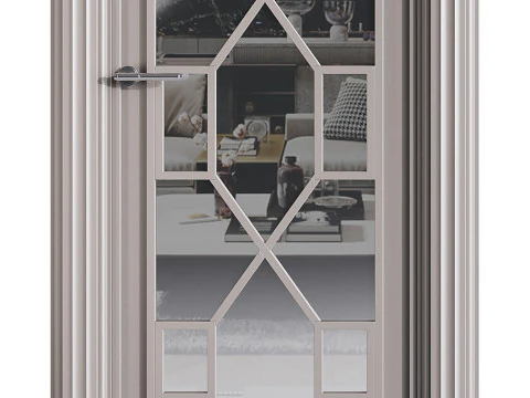 Porta de entrada moderna 45 Modelo 3D