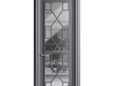 Modern entrance door 45 3D 模型