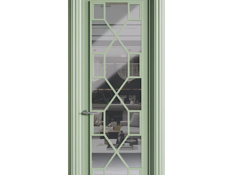 Porta de entrada moderna 45 Modelo 3D